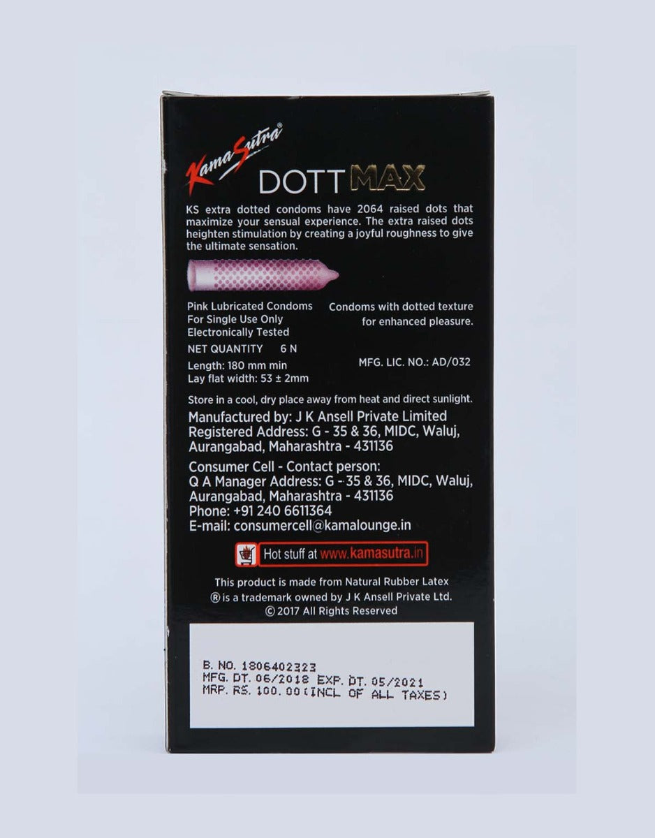 Kama Sutra DotMax Condoms