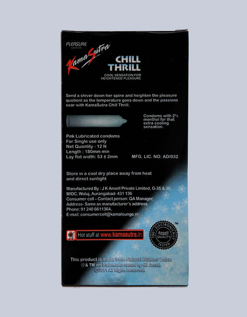Kama Sutra Chill Thrill Condoms