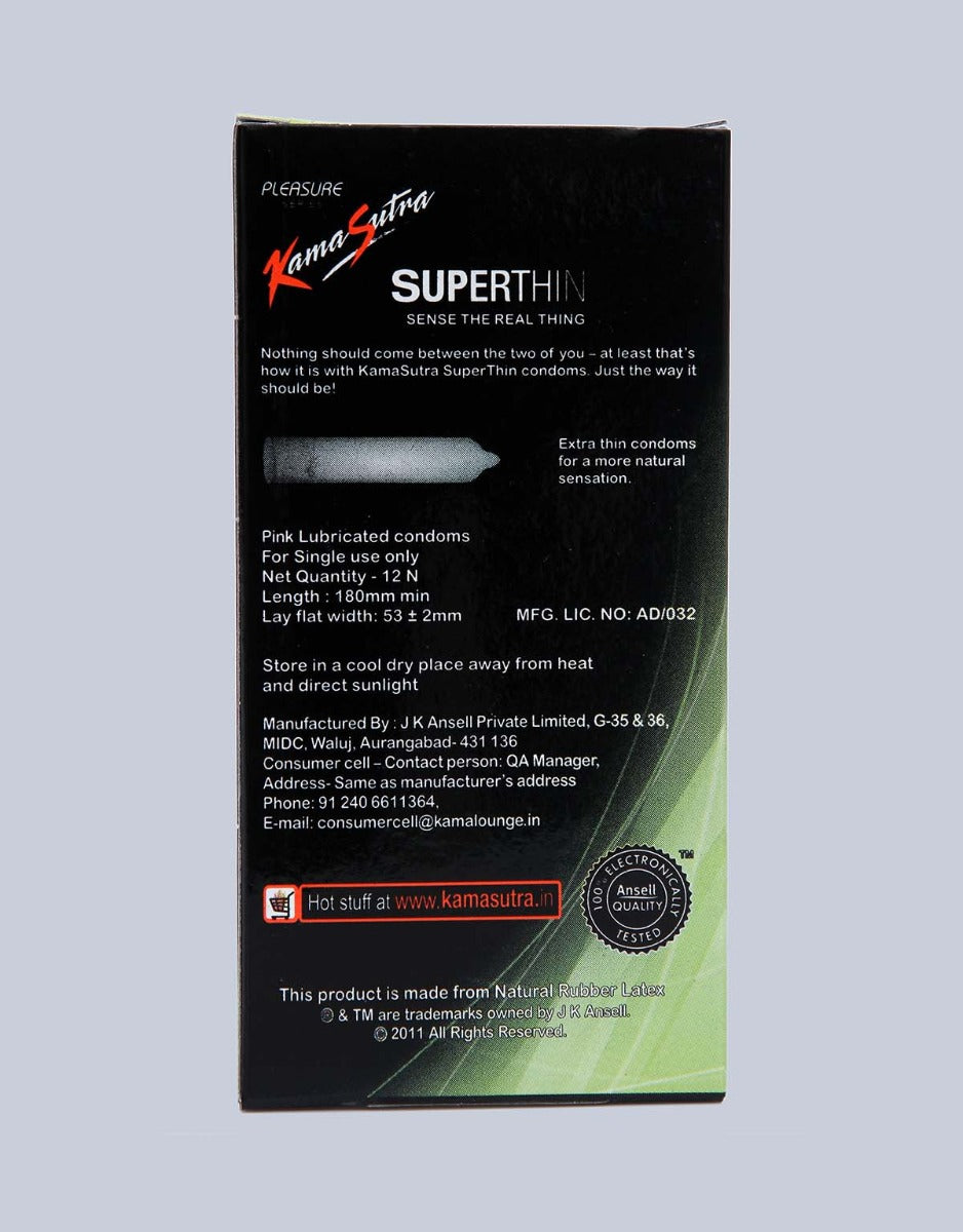 Kama Sutra Superthin Condoms