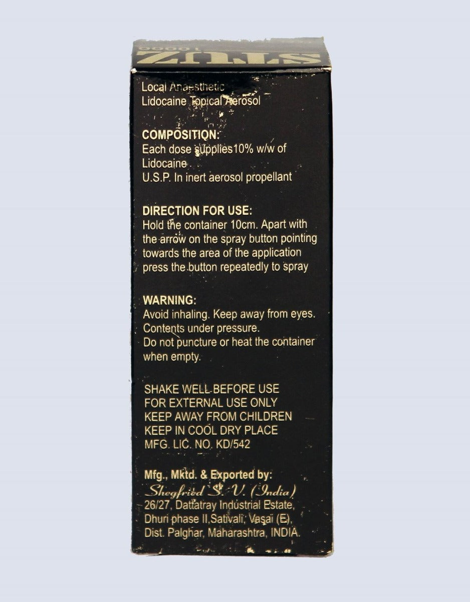 STUZ 10,000 Male Premature Delay Spray