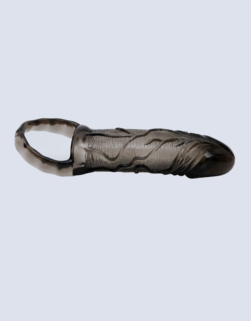 Black Reusable Penis Enhancer Sleeve