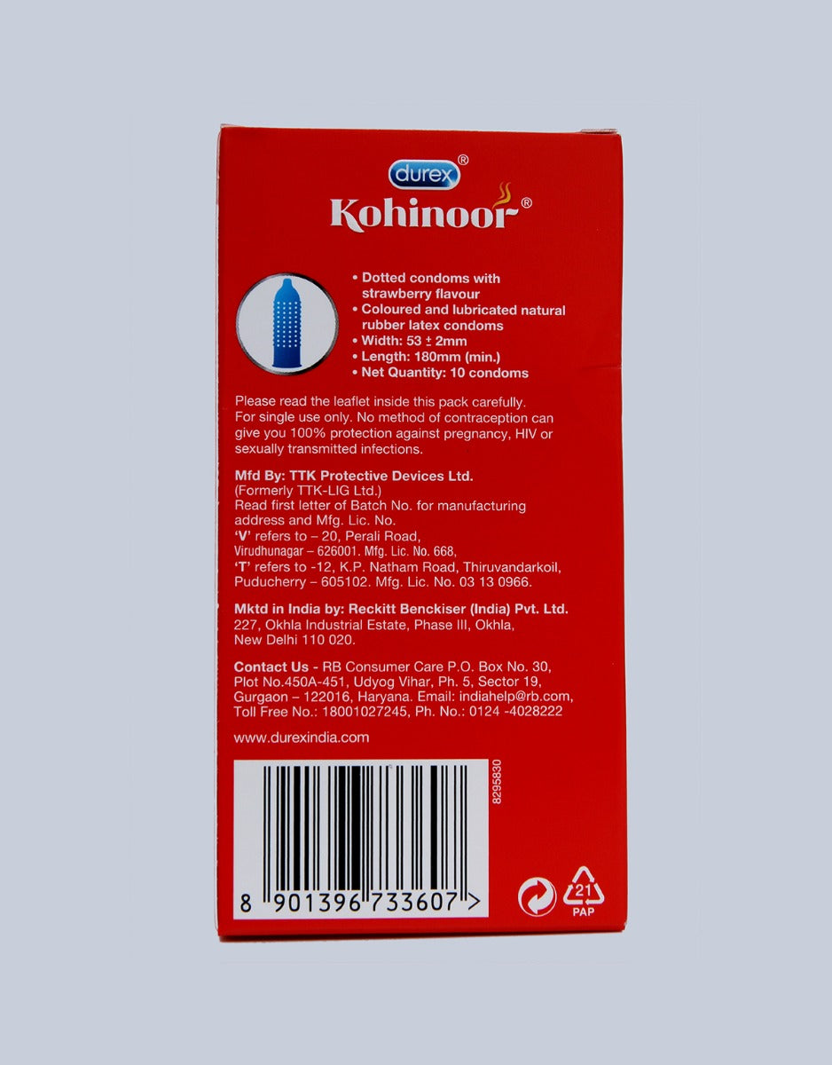 Durex Kohinoor Condoms