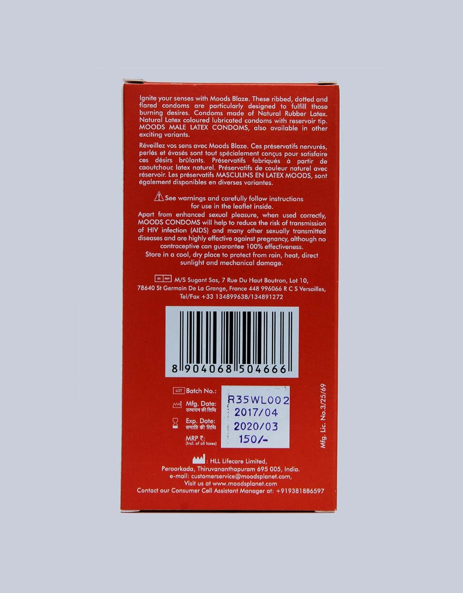 Moods Silver Blaze Condoms