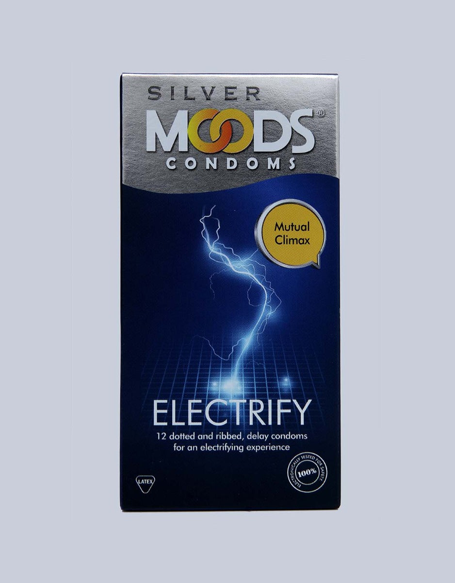 Moods Silver Electrify Condoms