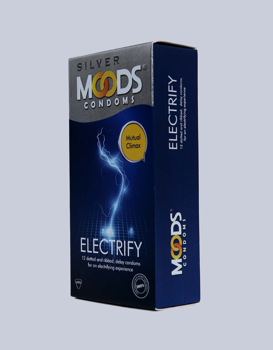Moods Silver Electrify Condoms