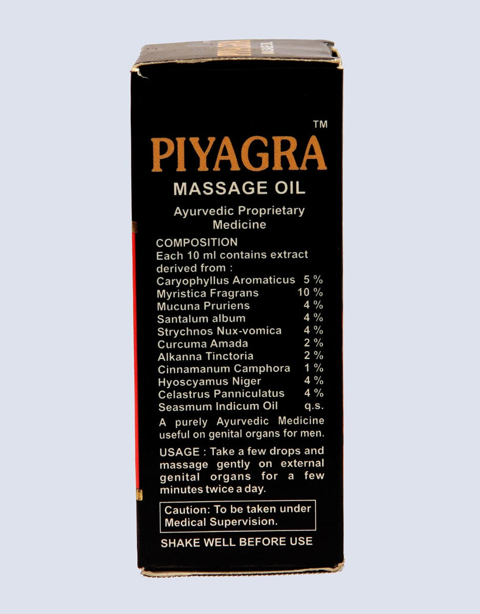 Piyagra Massage Oil for Men
