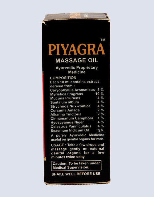 Piyagra Massage Oil for Men