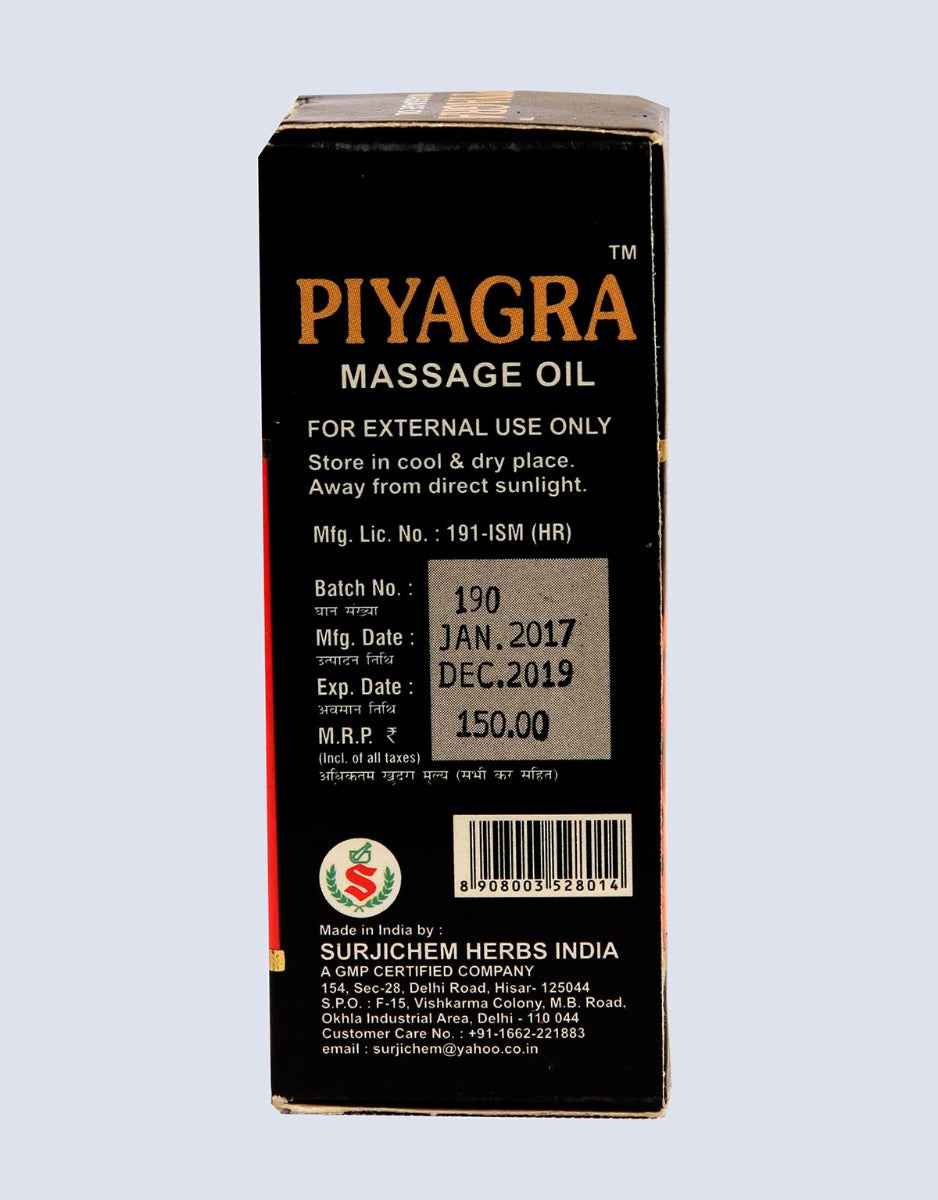 Piyagra Massage Oil for Men