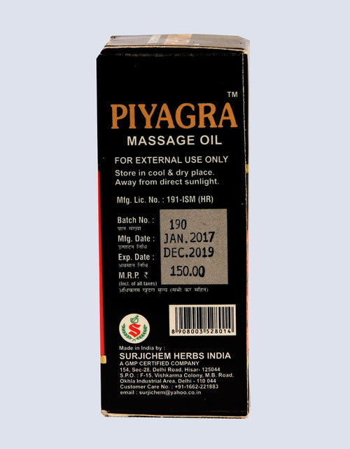 Piyagra Massage Oil for Men