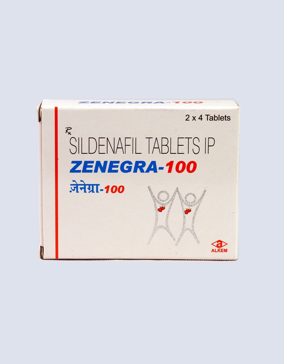 Zenegra 100mg Sildenafil Citrate Pills