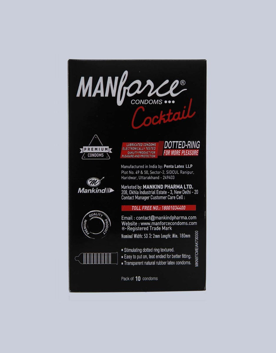 Manforce Cocktail - Strawberry and Vanilla