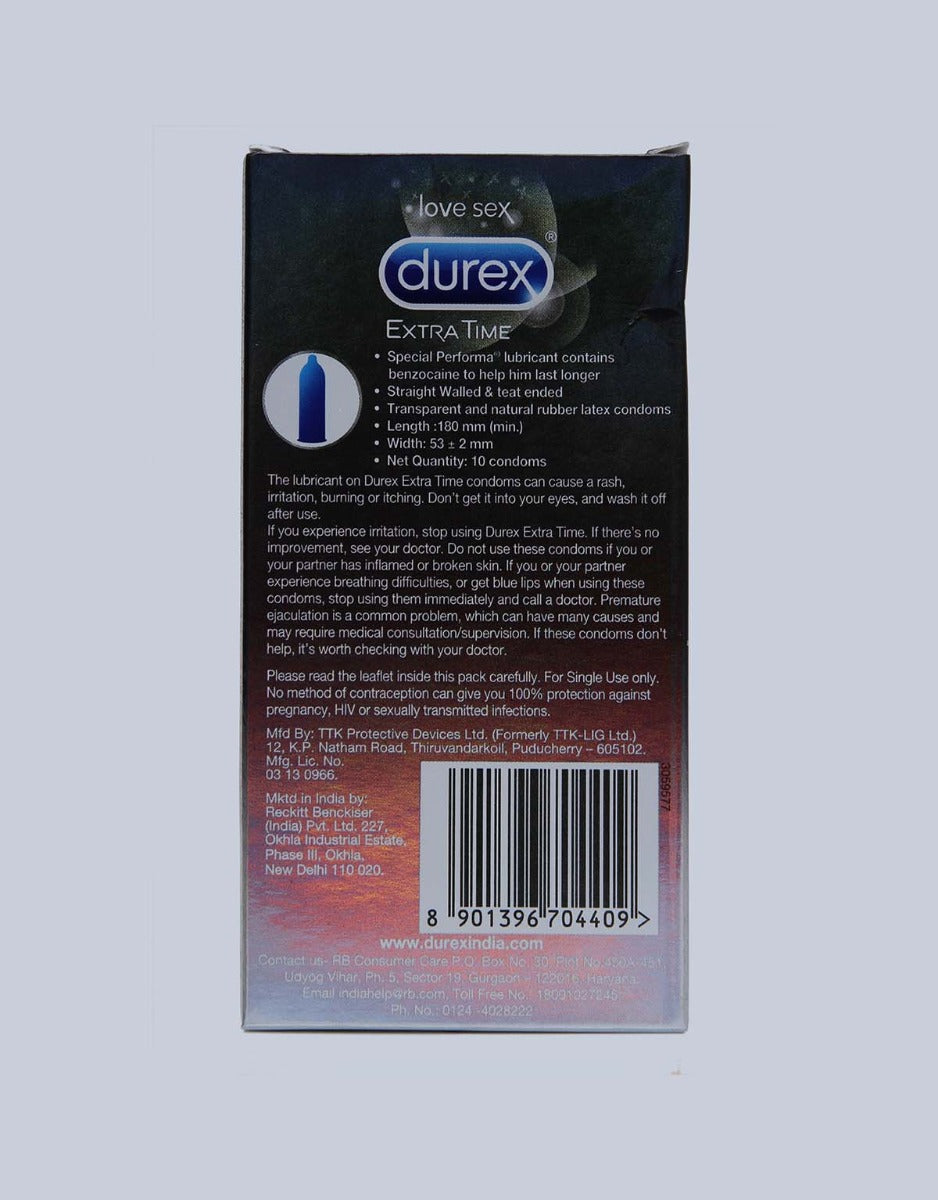 Durex Extra Time Condoms