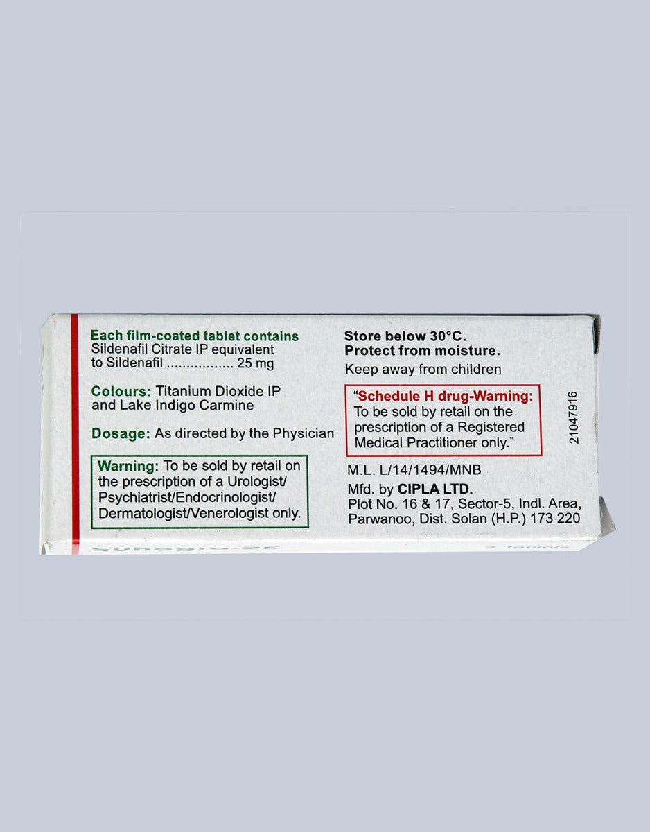 Suhagra Sildenafil Citrate Pills