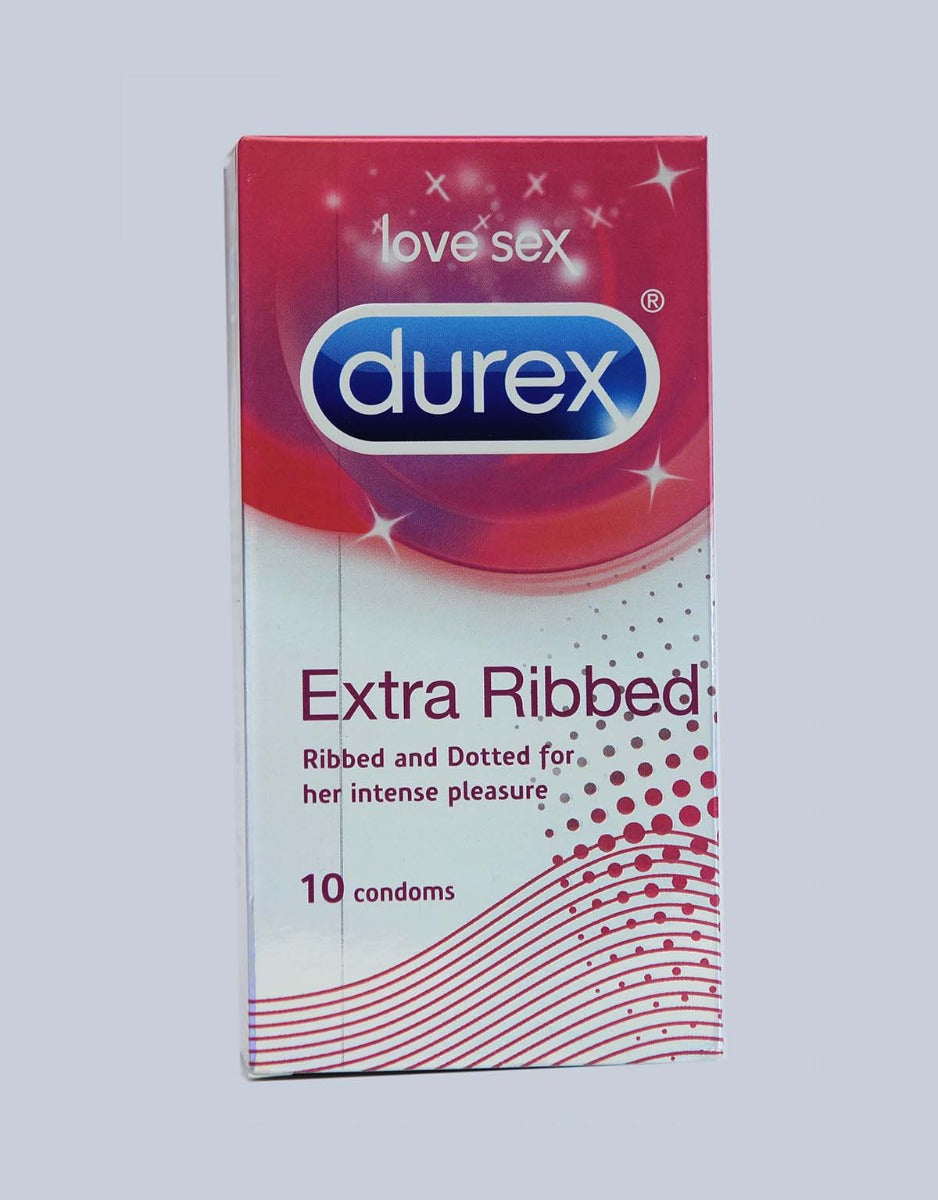 Durex Extra Ribbed Condoms