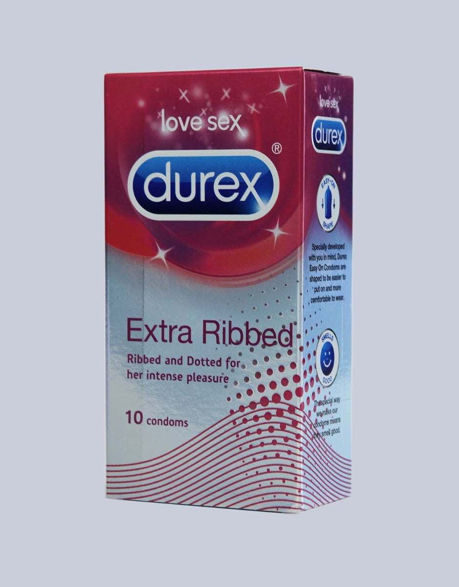 Durex Extra Ribbed Condoms