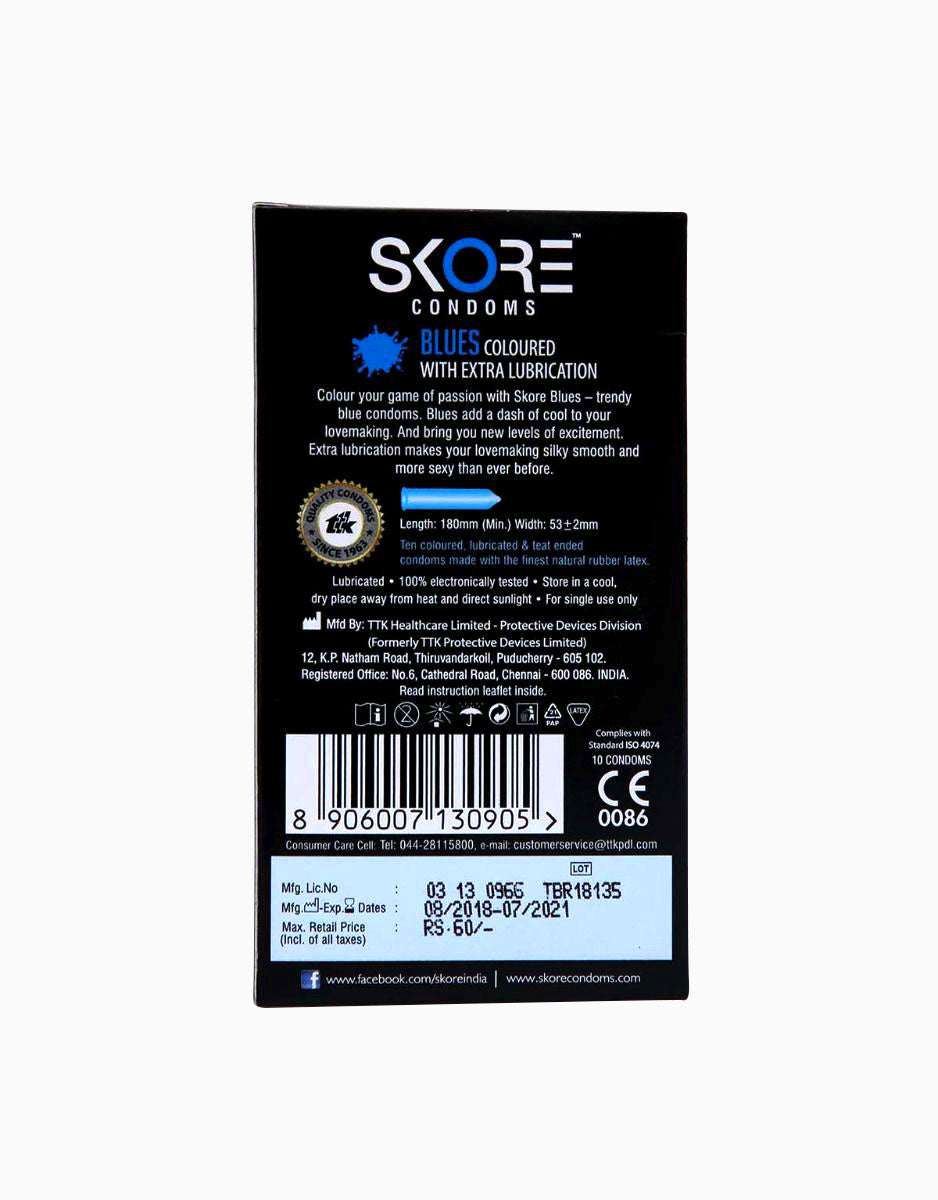 Skore Condoms Blues