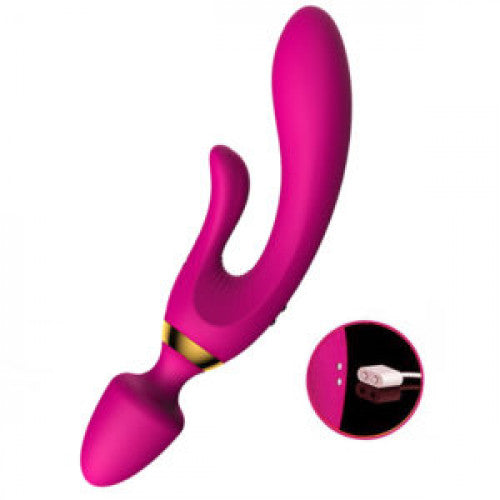 SK DANGO DOUBLE FUN MAGIC WAND VIBRRATOR - BLUE