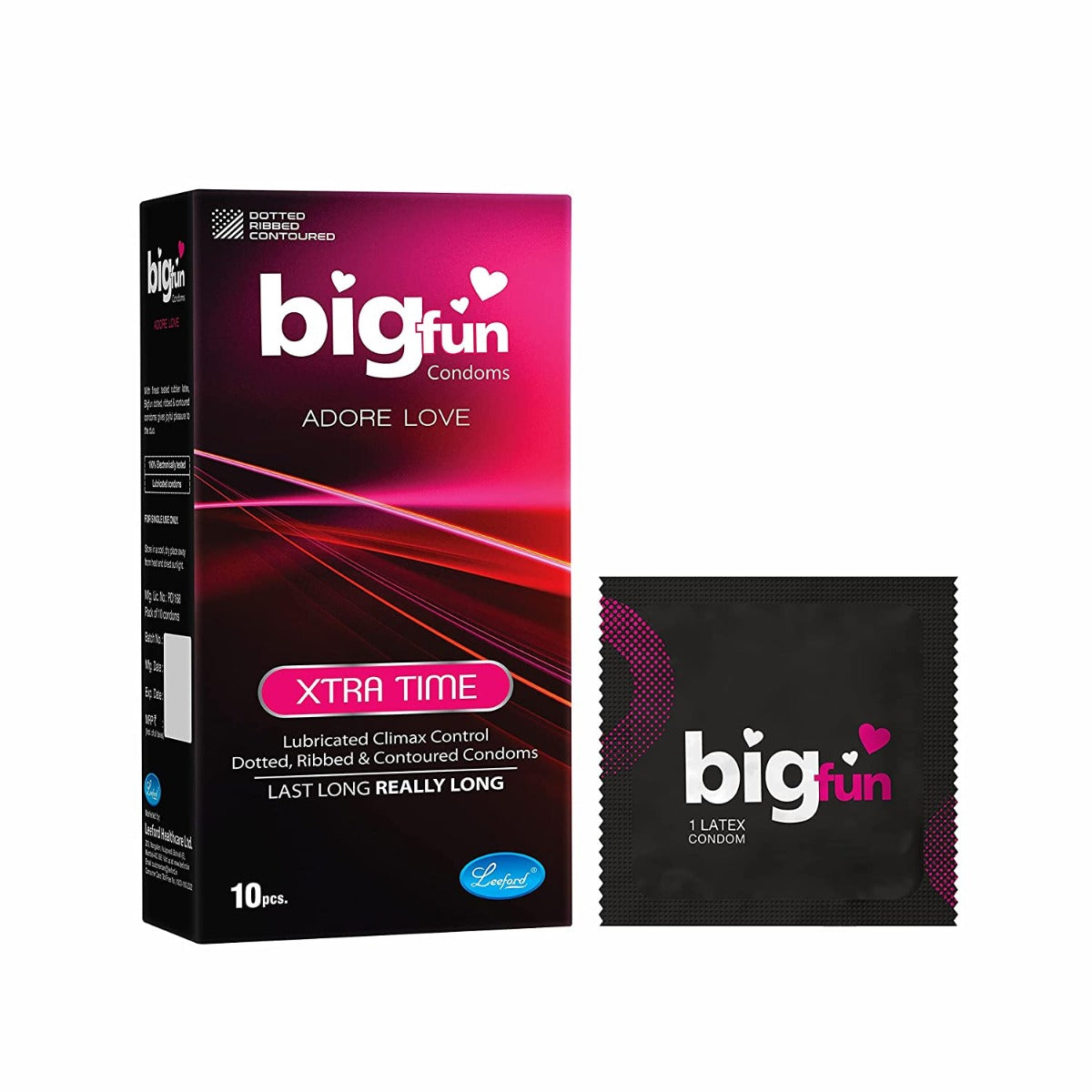 BIGFUN Xtra Time Lubricated Condom 10's