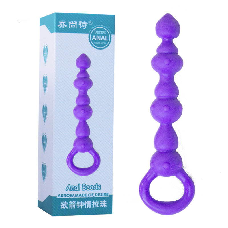 SK Beaded Jelly Butt Anal Plug Real Skin