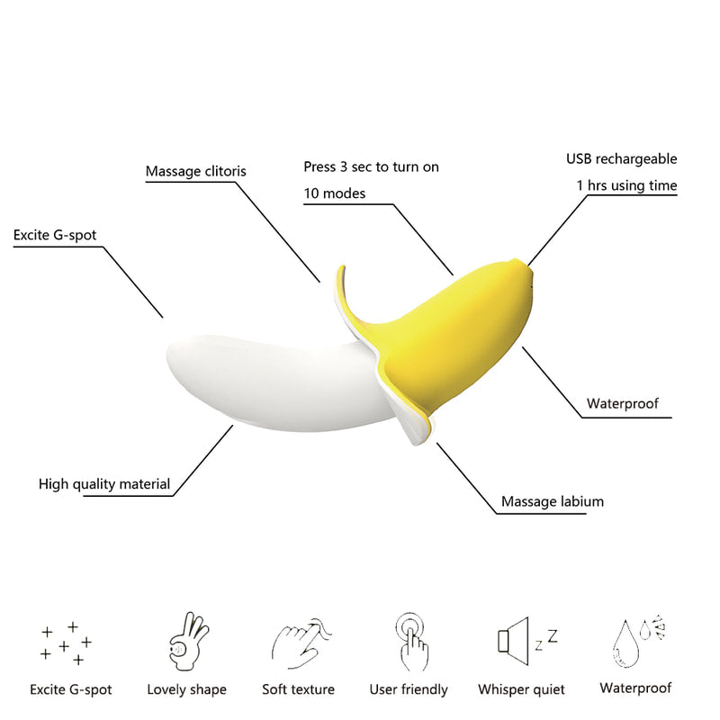 YY HORSE BANANA VIBRATOR [USB CHARGABLE]