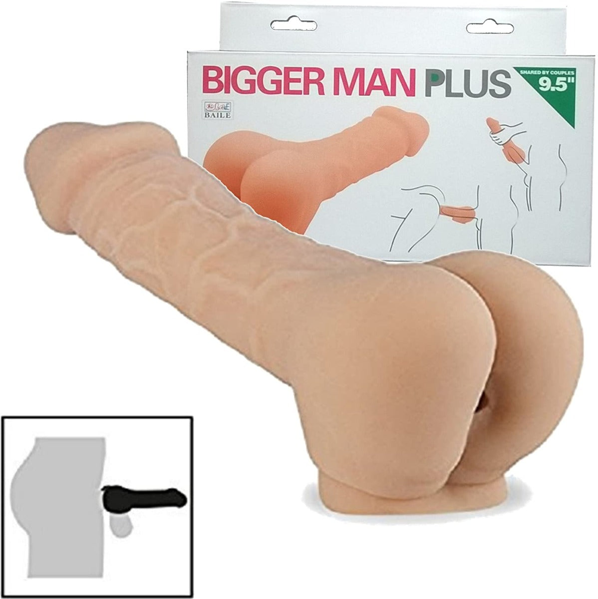 BIGGER MAN PLUS [MASTURBATOR CUM PENIS  EXTENDER ]