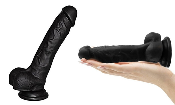 SK BLACK PANTHER DILDO WITH SUCTION CUP