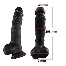 SK BLACK PANTHER DILDO WITH SUCTION CUP