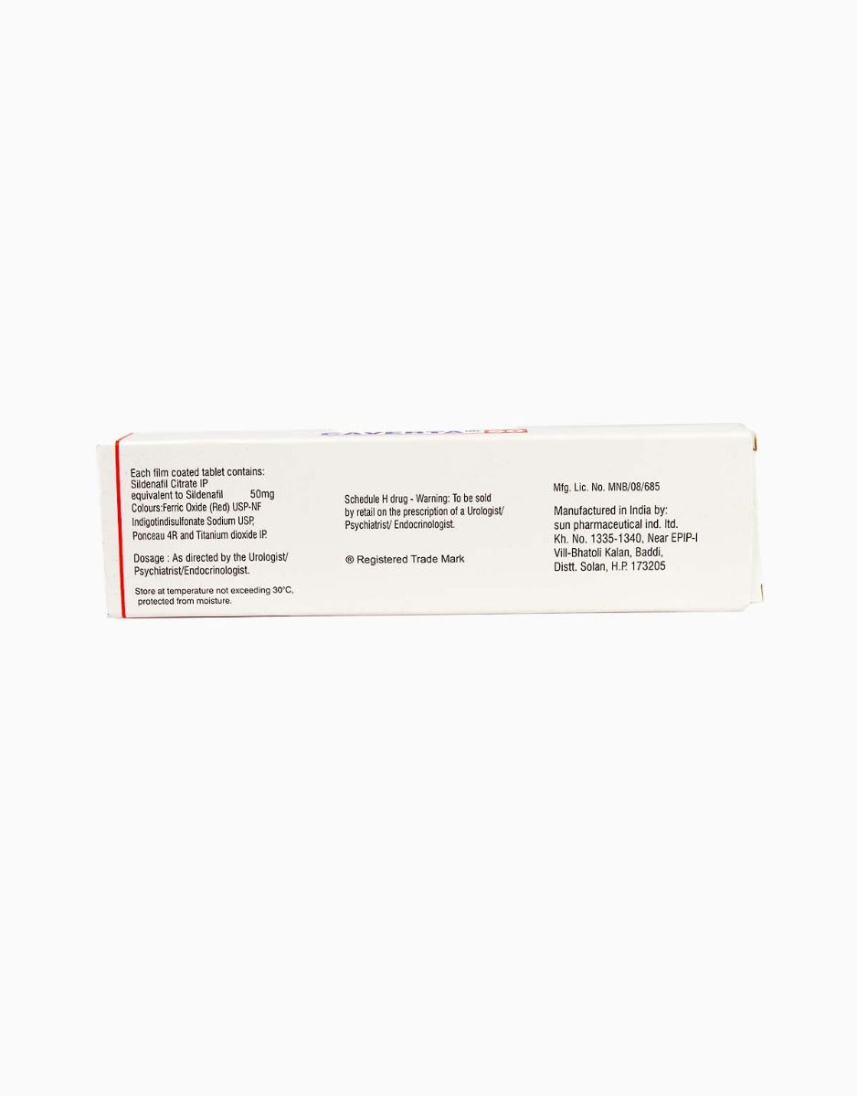 Caverta Sildenafil Citrate Pills
