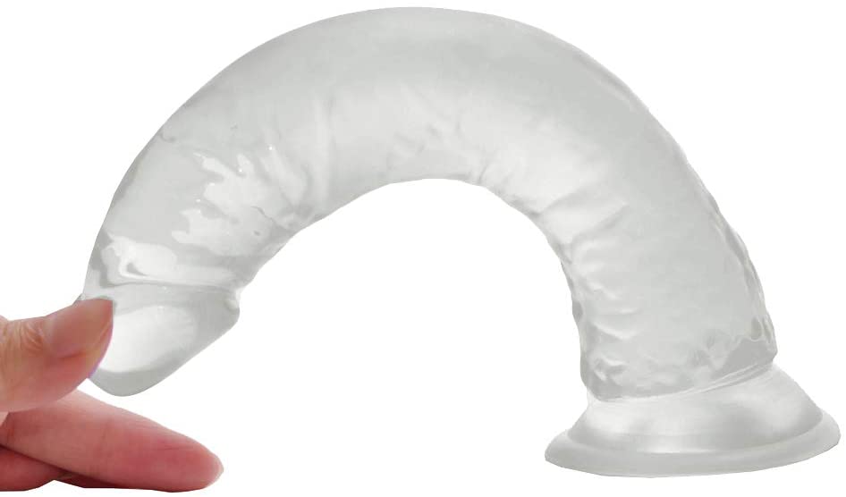 ICE CLEAR CRYSTAL DILDO