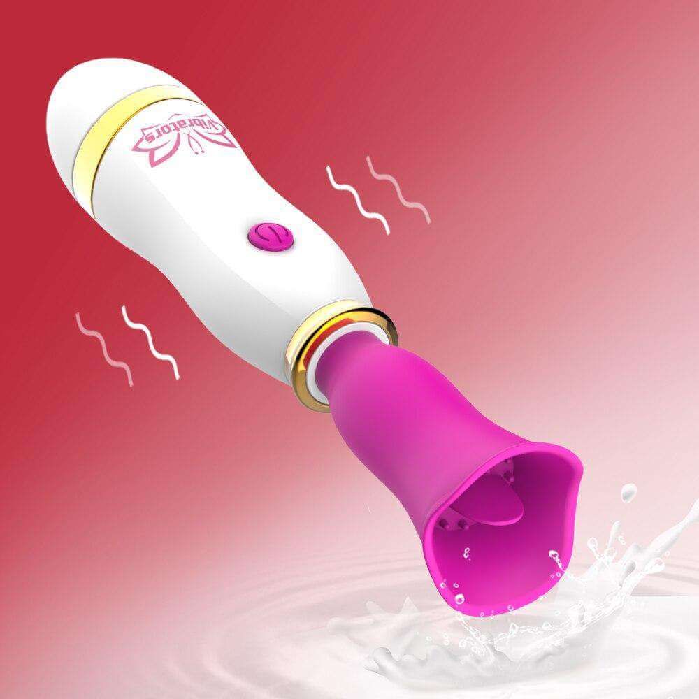 SK VIBRATING TOUNUE CLITORAL ANAL INTIMATE VIBRATING MASSAGER FOR WOMEN