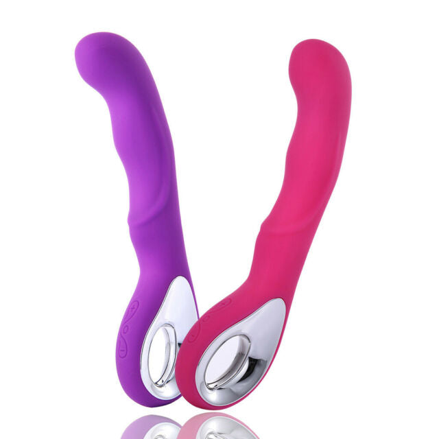 G SPOT SILICONE VIBRATOR MULTI SPEED [PURPLE]