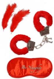 SK Handcuffs Sex Toys Fluffy Furry Metal Black Pink Red Fancy accessories