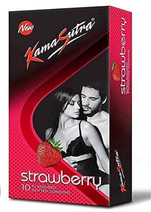 KAMASUTRA STRAWBERRY EXOTICA CONDOMS 10'S