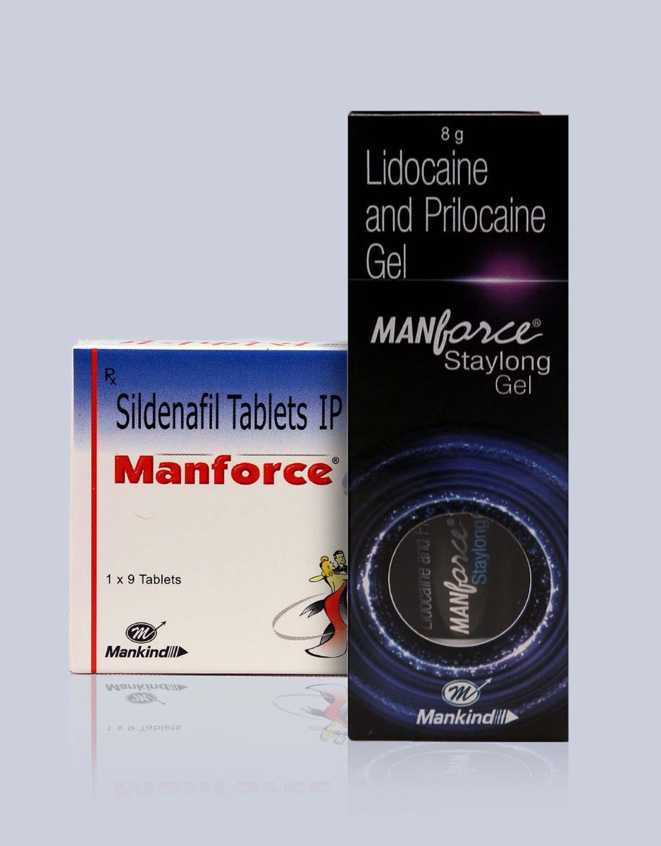 Manforce Sildenafil 50 MG Tablet and Manforce Gel
