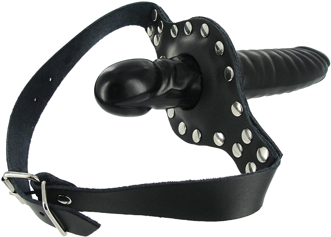 STRICT LEATHER RIDE ME MOUTHGAG WITH DILDO