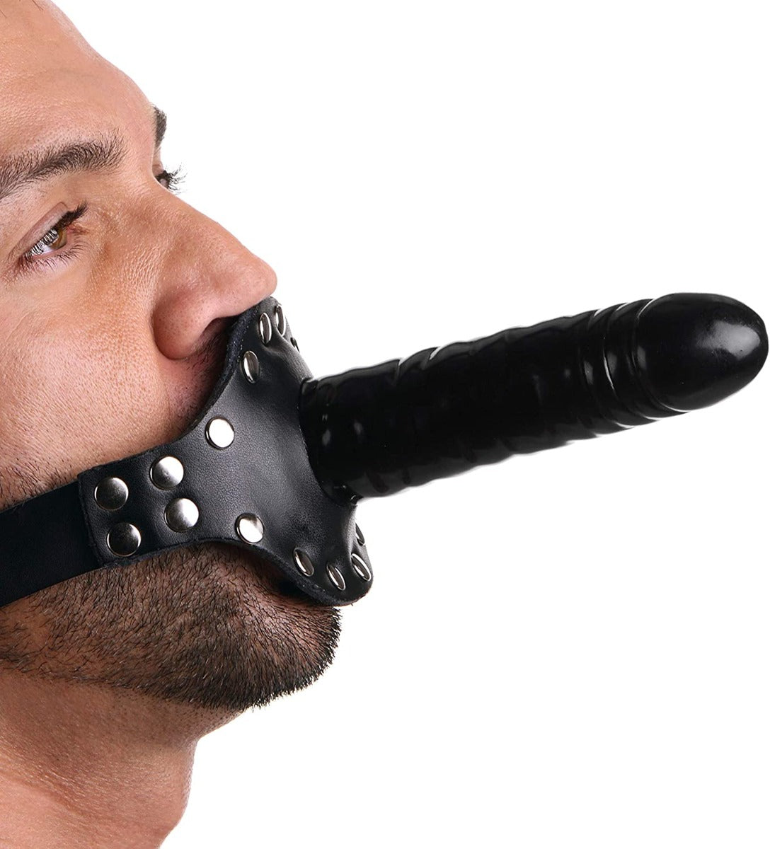STRICT LEATHER RIDE ME MOUTHGAG WITH DILDO
