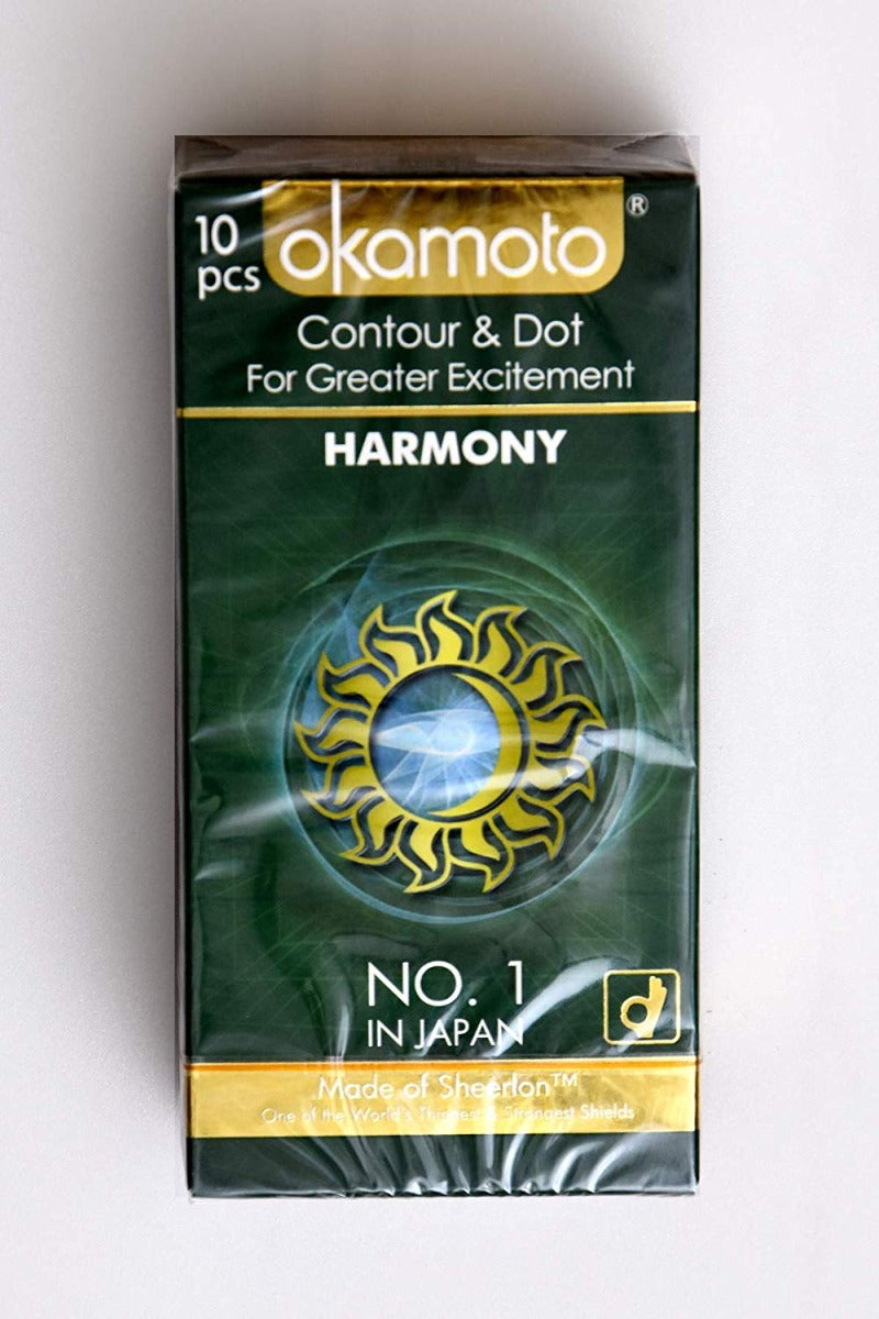 Okamoto Condoms For Men COUNTER & DOT HARMONY 10'S Pack