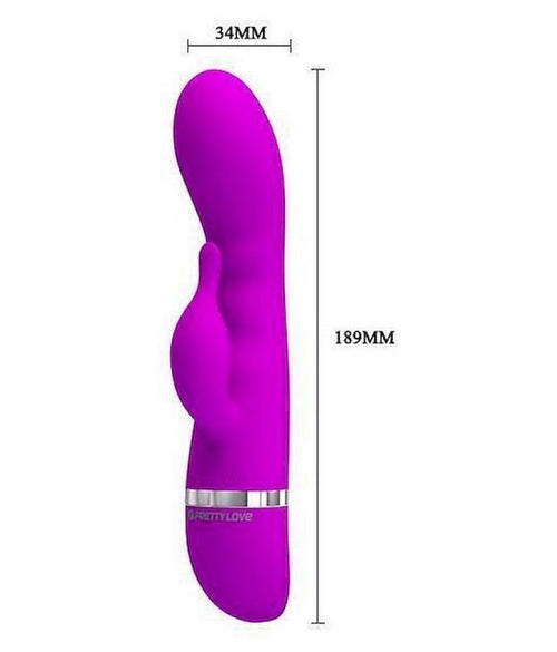 PRETTY LOVE RABBIT VIBRATOR PINK