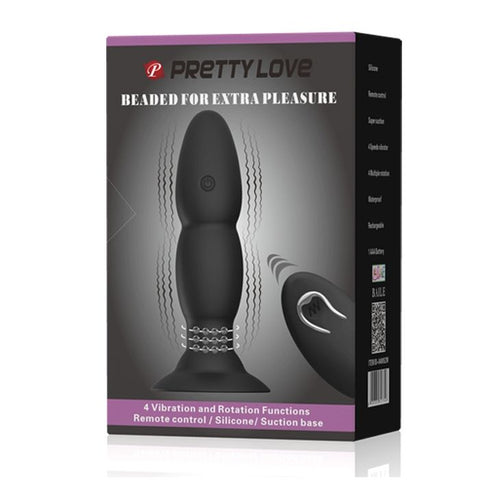 PL Wireless Vibrating Beaded Butt Plug