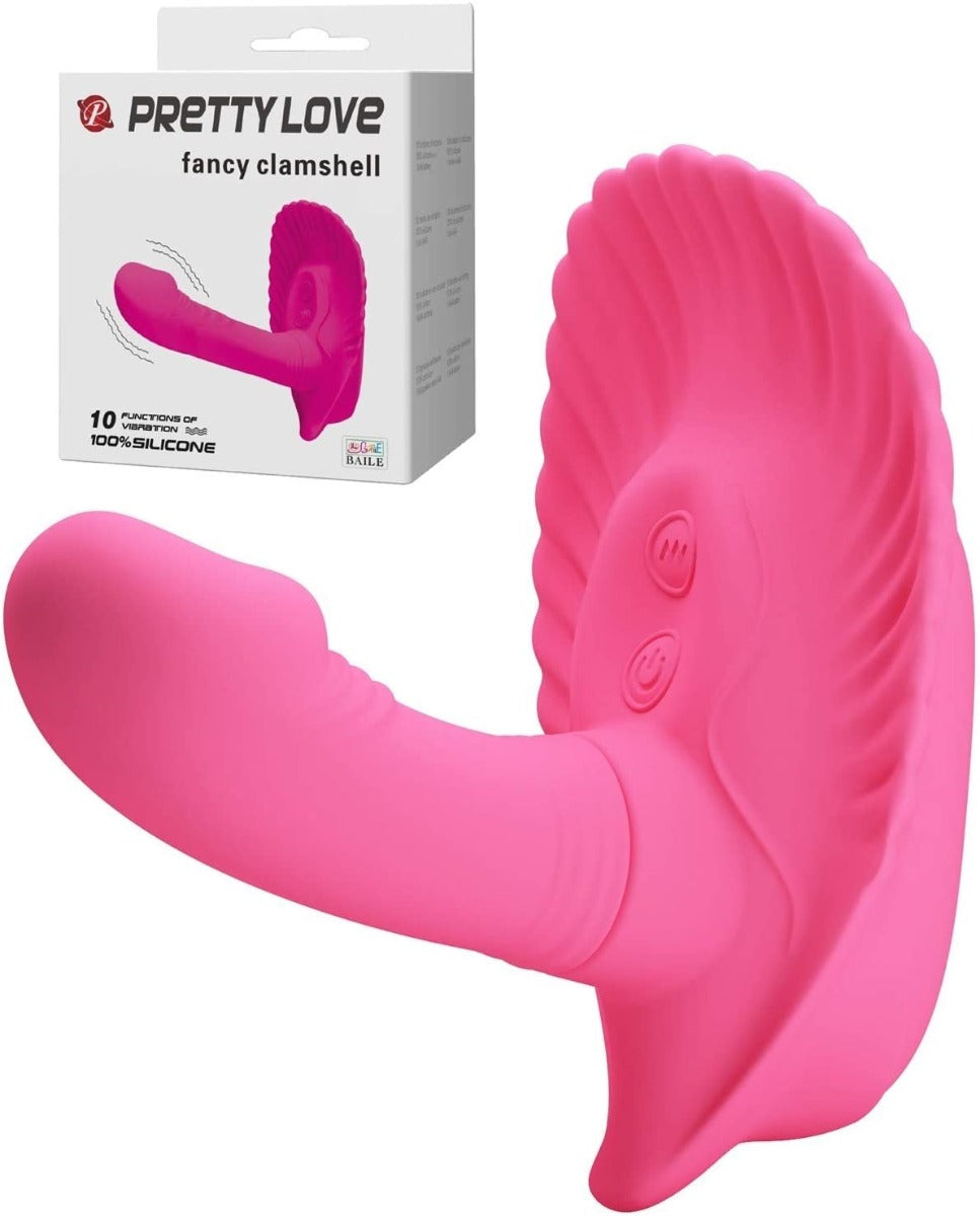 PRETTY LOVE FANCY CLAMSHELL REMOTE SEX TOY