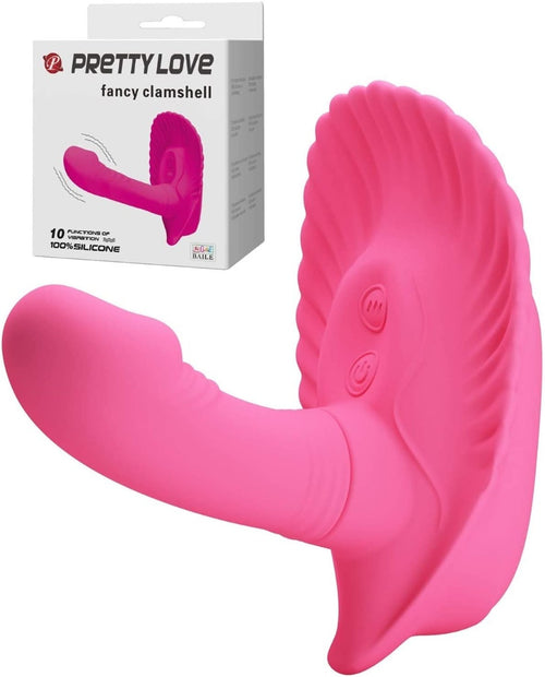 PRETTY LOVE FANCY CLAMSHELL REMOTE SEX TOY
