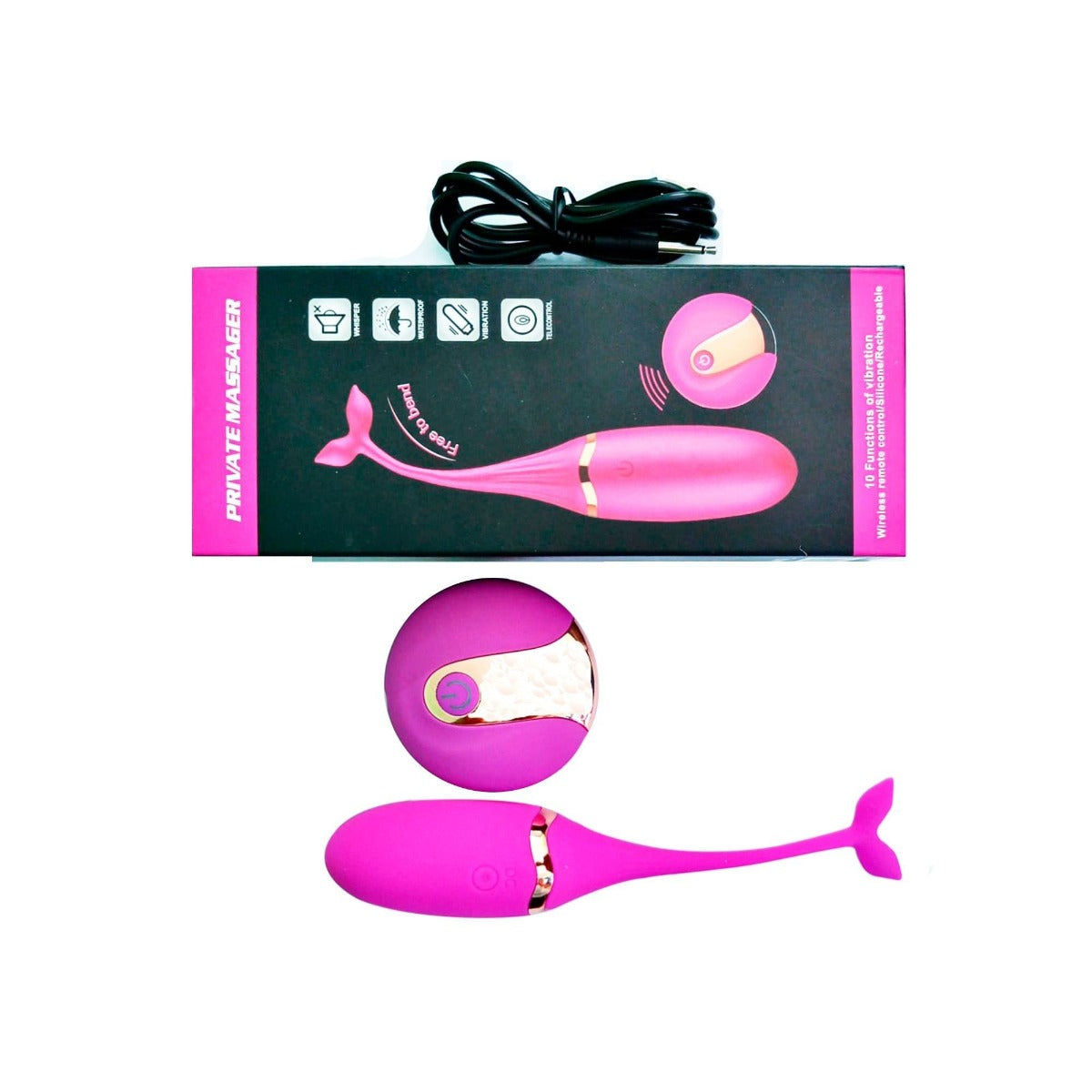 SK FISH VIBRATOR FISH VIBRATOR WATERPROOF SILICONE EGG FOR WOMEN Massager