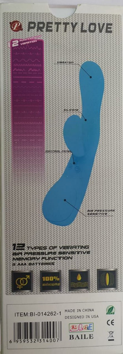 PRETTY LOVE HILARY RABBIT VIBRATOR
