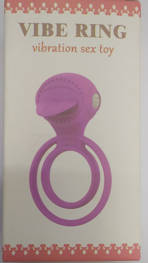 SK Adult Vibe Tongue Style Cock Ring Vibrator For Men Penis